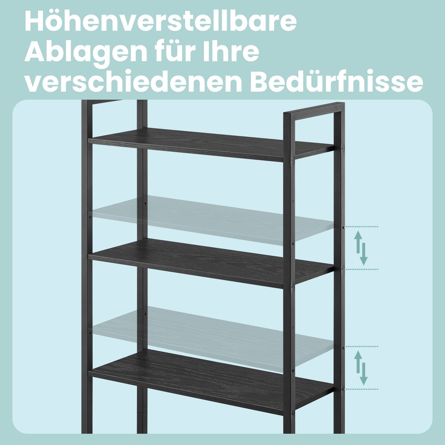 Bookcase with 6 levels