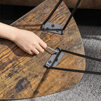 Side tables - Set of 2 - Coffee table - Industrial Design - Brown/Black