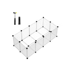 Free running - Animal Cage - With plastic bottom plates - White