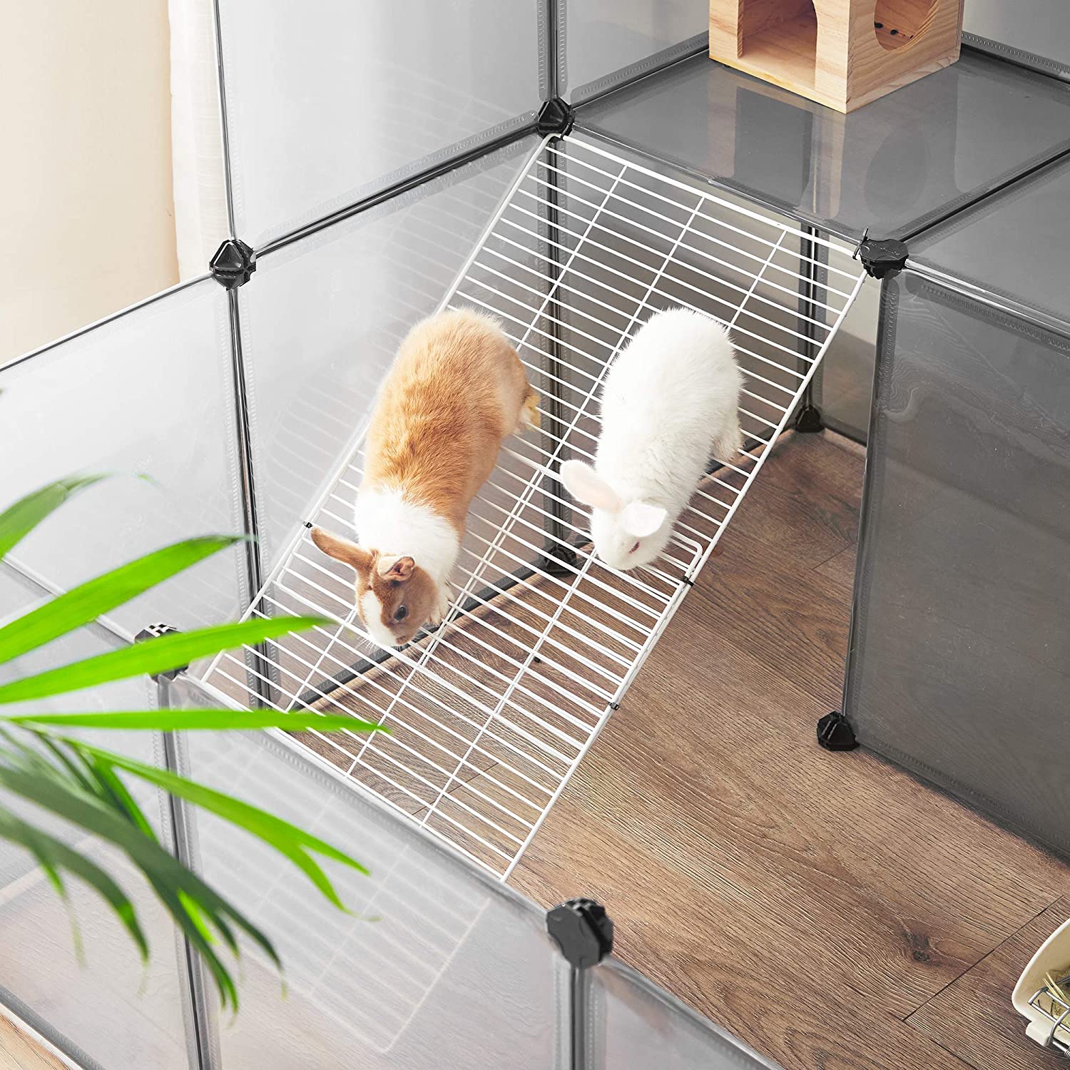 Animal house - Animal Cage - Animal Stay - For Small Animals - Gray