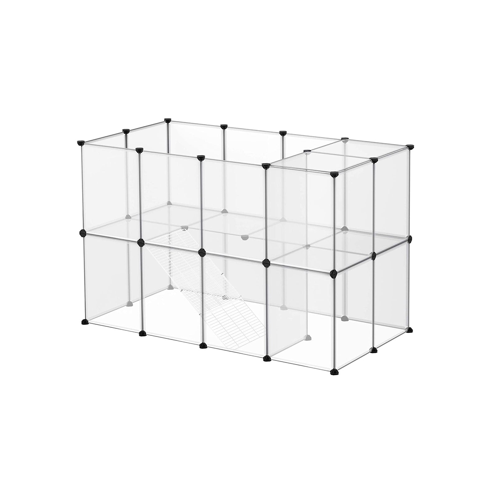 Animal Cage - Outdoor housing for hamster, guinea pig, rabbit - Transparent
