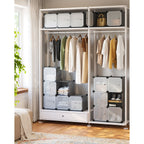 Cube cabinet - Storage cabinet - Doors - Gray