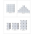 Cube cabinet - Storage cabinet - Doors - Gray