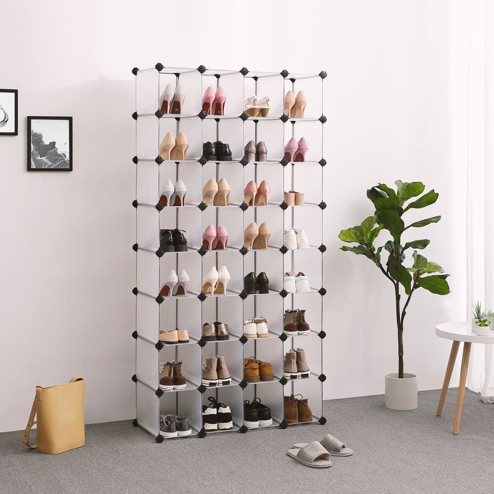 Cube cabinet - Storage cabinet - 32 compartments - Transparent design