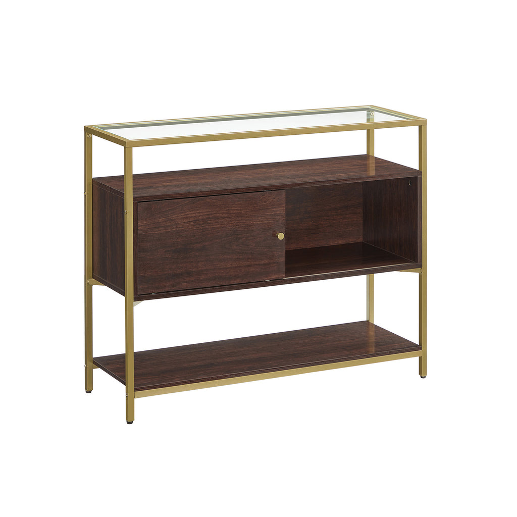 Kitchen cupboard - With glass top