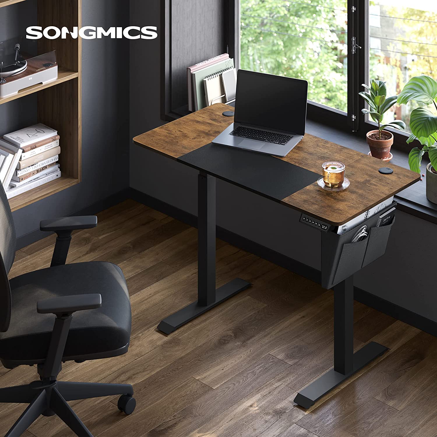 Sit stand desk - computer table - height adjustable