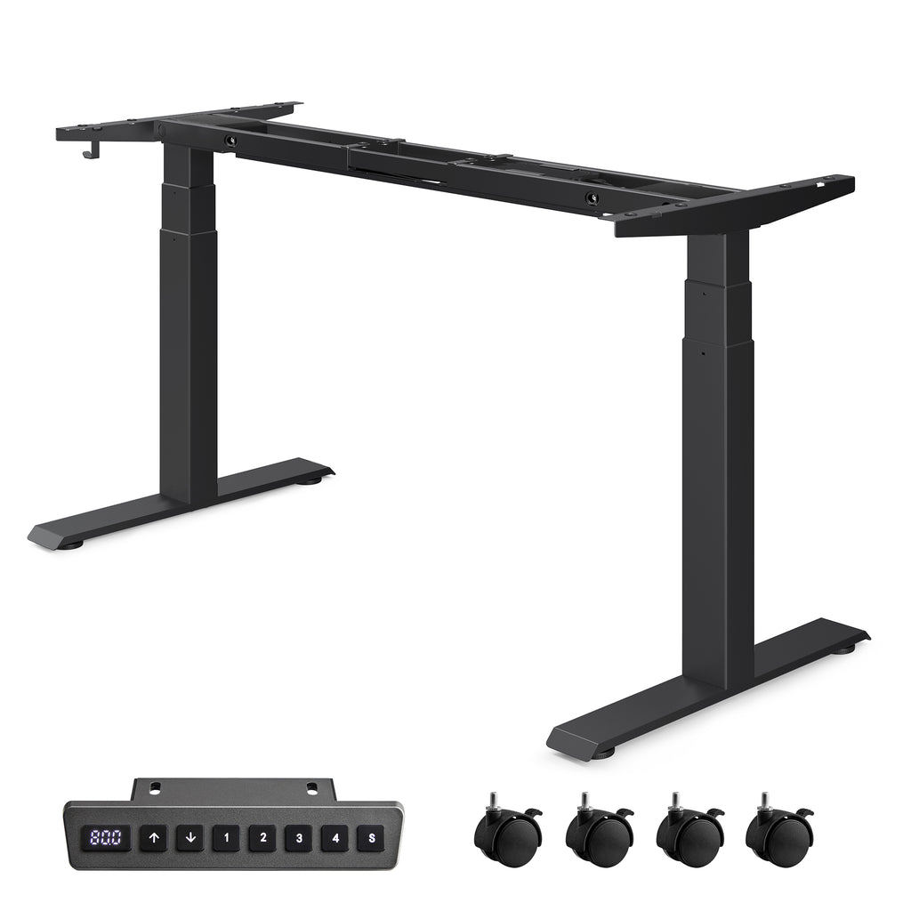 Height -adjustable desk - with memory function - with wheels