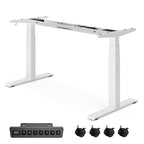 Height -adjustable desk - with memory function - with wheels