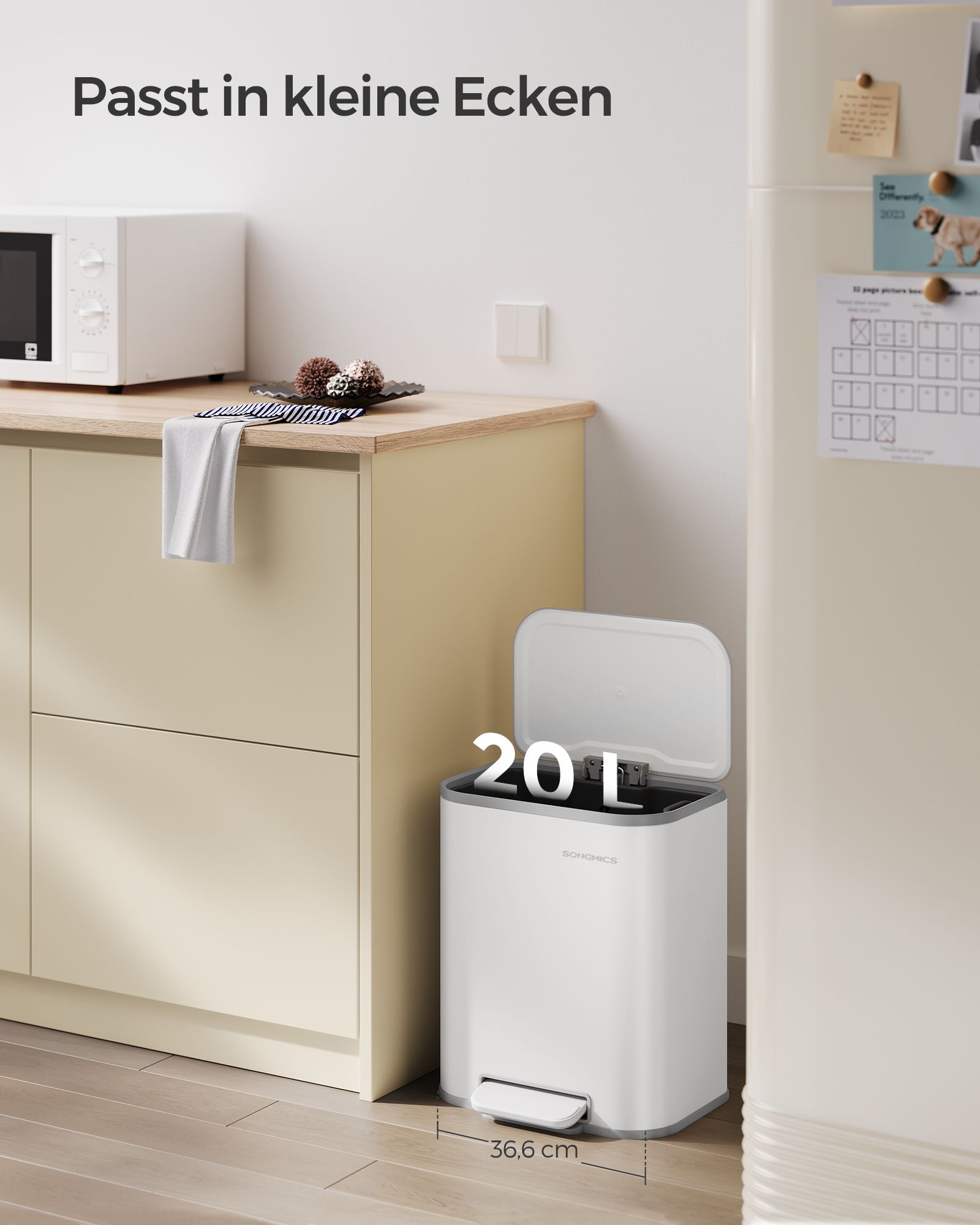 Garbage bin - 20 liters - With Wolkwit Lid