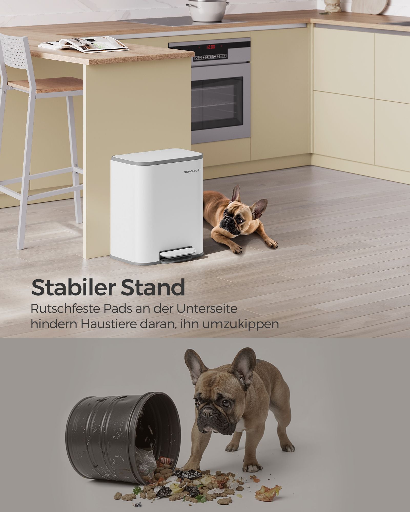 Garbage bin - 20 liters - With Wolkwit Lid
