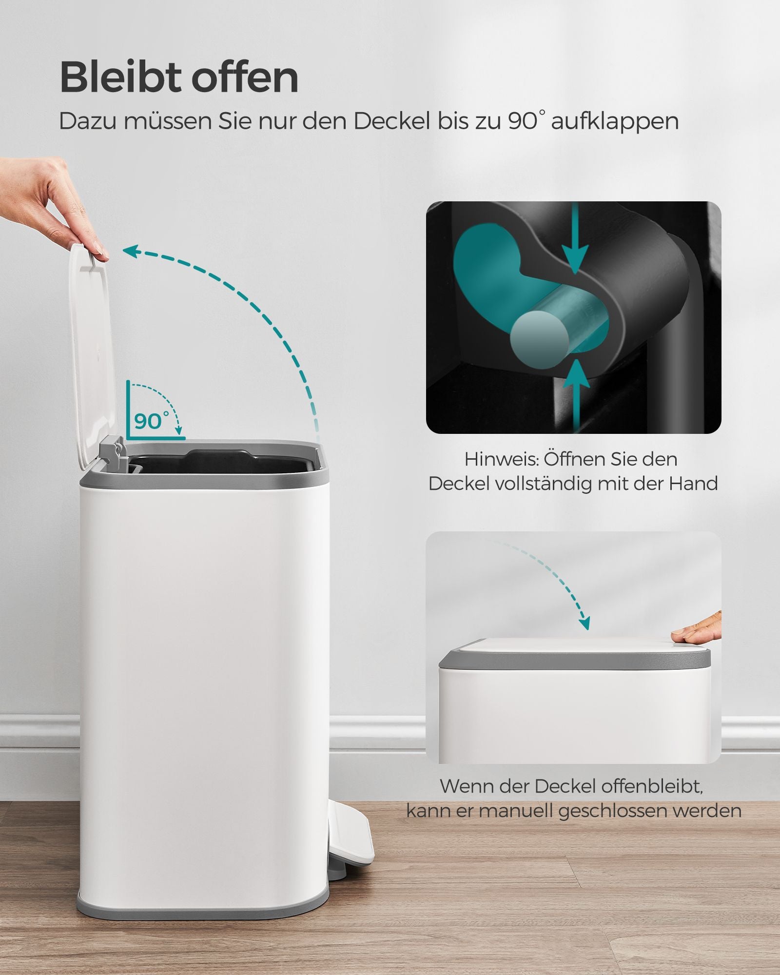Garbage bin - 20 liters - With Wolkwit Lid