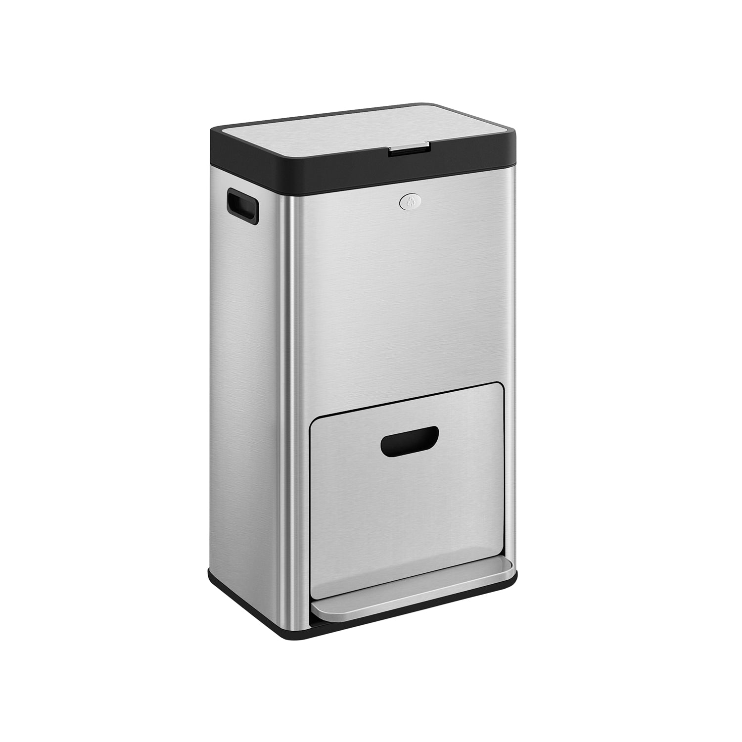 Kitchen Prullen Bin with Pedal and 3 Compartments