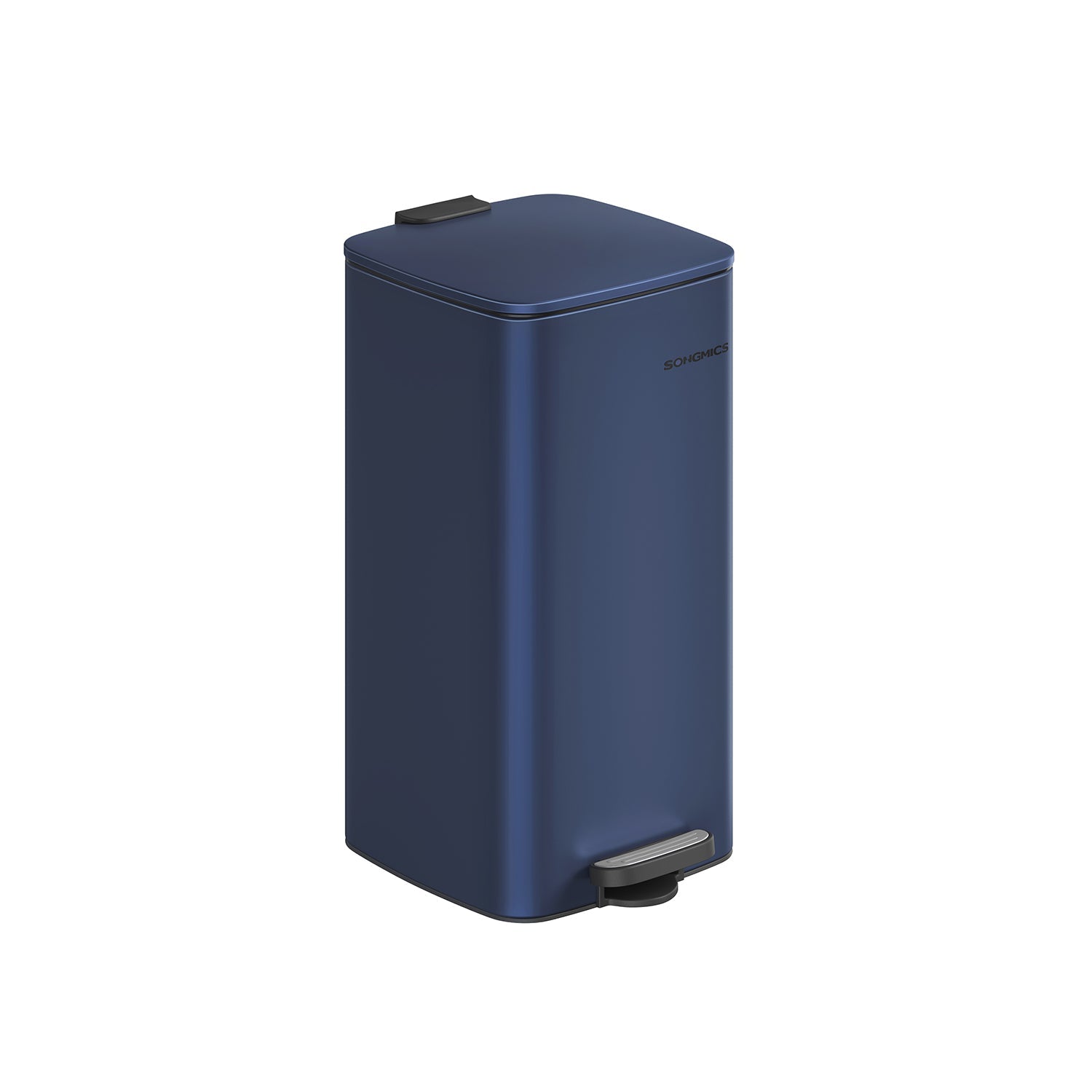 Garbage can 30 liters made of cloud white steel