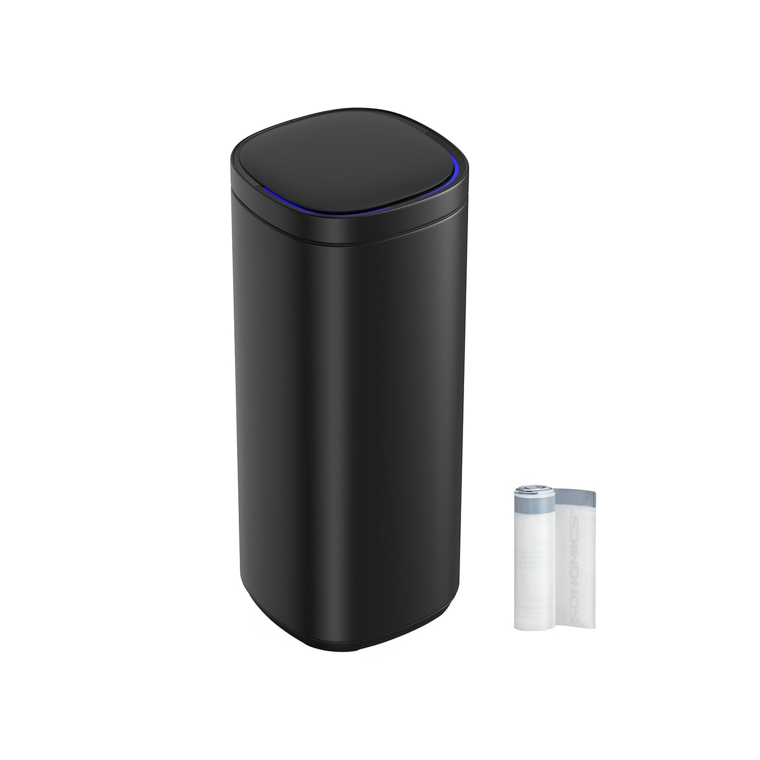 Garbage bin - with motion sensor - kitchen - 50 l - silver