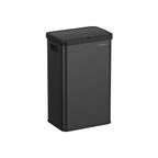 Garbage bin with motion sensor made from Staalwolkwit