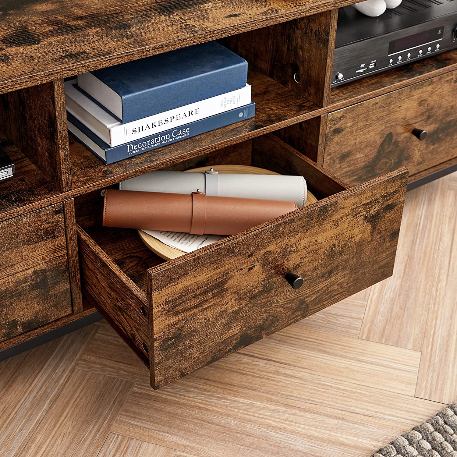 TV furniture - Coffee table - With 3 drawers - Industrial Design