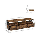 TV furniture - Coffee table - With 3 drawers - Industrial Design
