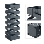 Umbrella box - Square - Metal - Anthracite