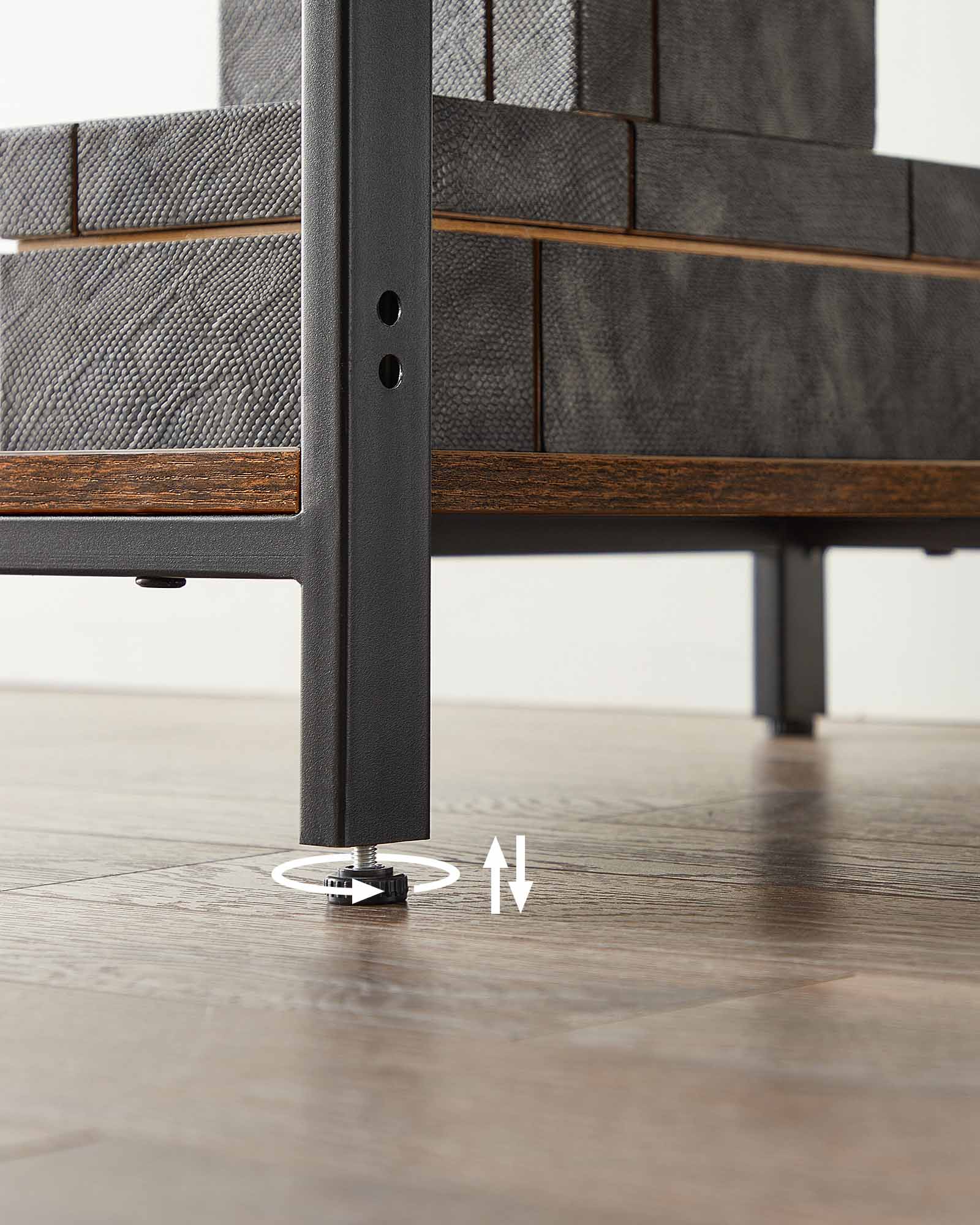 Bureau - Industrial Look - With 2 shelves