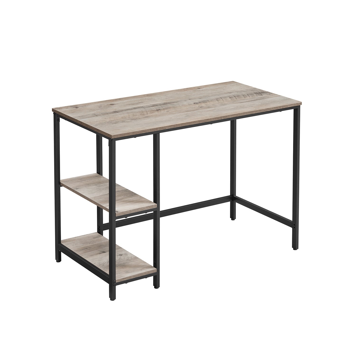 Bureau - Industrial Look - With 2 shelves