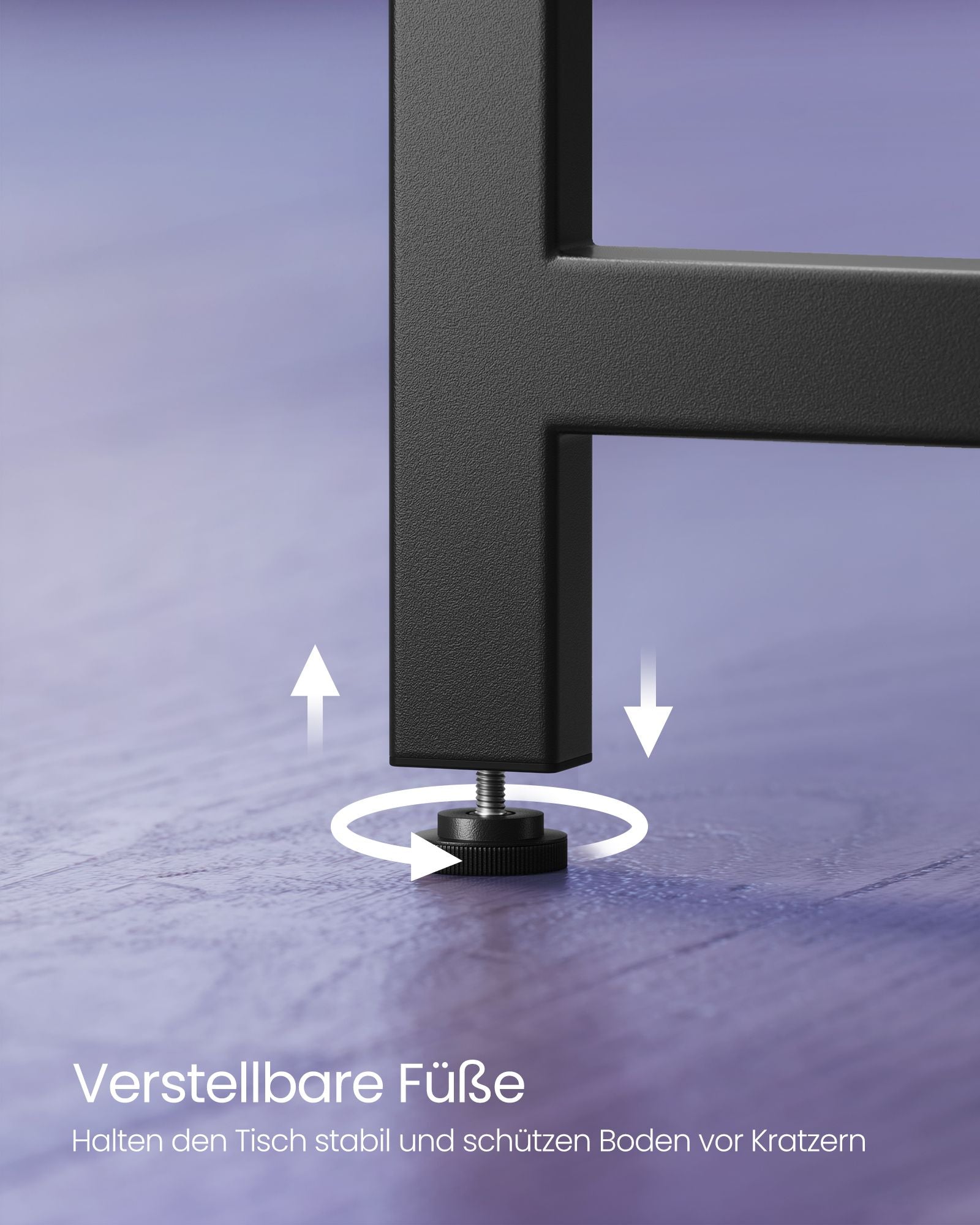 L-shaped desk, easy to set up