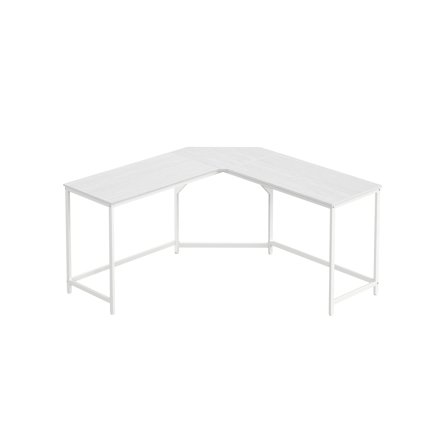 L-shaped desk, easy to set up