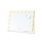 Make-up mirror-with lighting-charging gates-Mat white