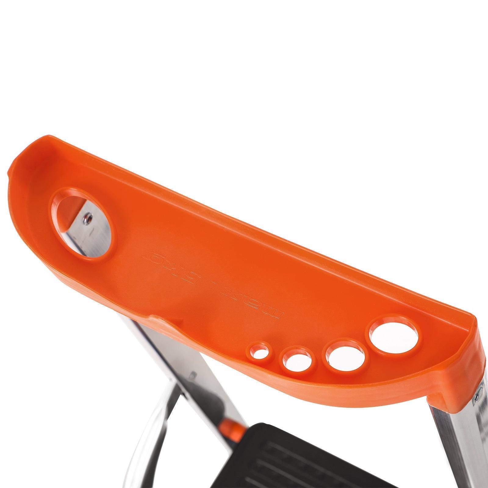 Ladder - Aluminum Ladder - 12 cm wide steps - Foldable - anti -slip - up to 150 kg
