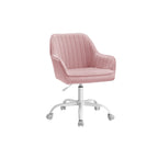 Office chair - Office chair - Velvet computer chair - height adjustable - Swivel chair - Gray