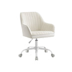 Office chair - Office chair - Velvet computer chair - height adjustable - Swivel chair - Gray