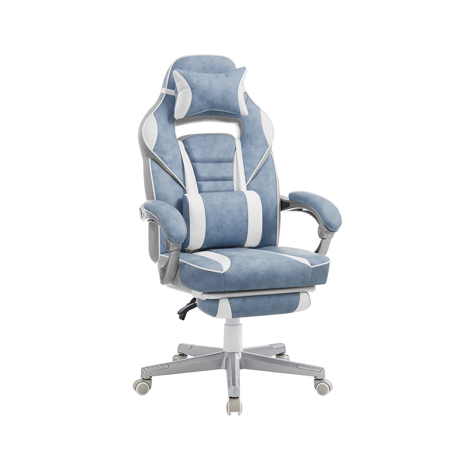 Game chair - Gaming office chair with footrest - black/red