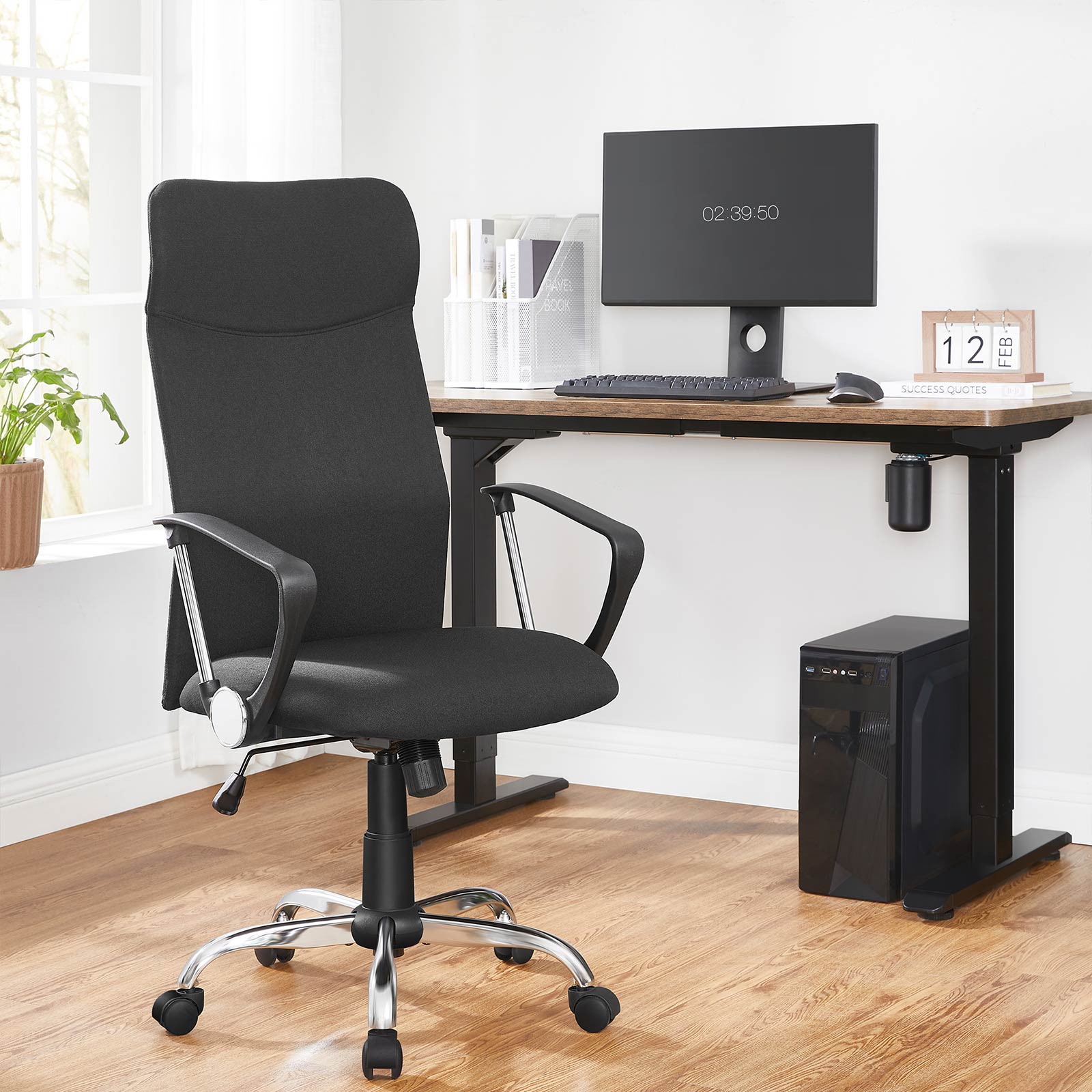 Office chair - Ergonomic office chair - Computer chair - Black