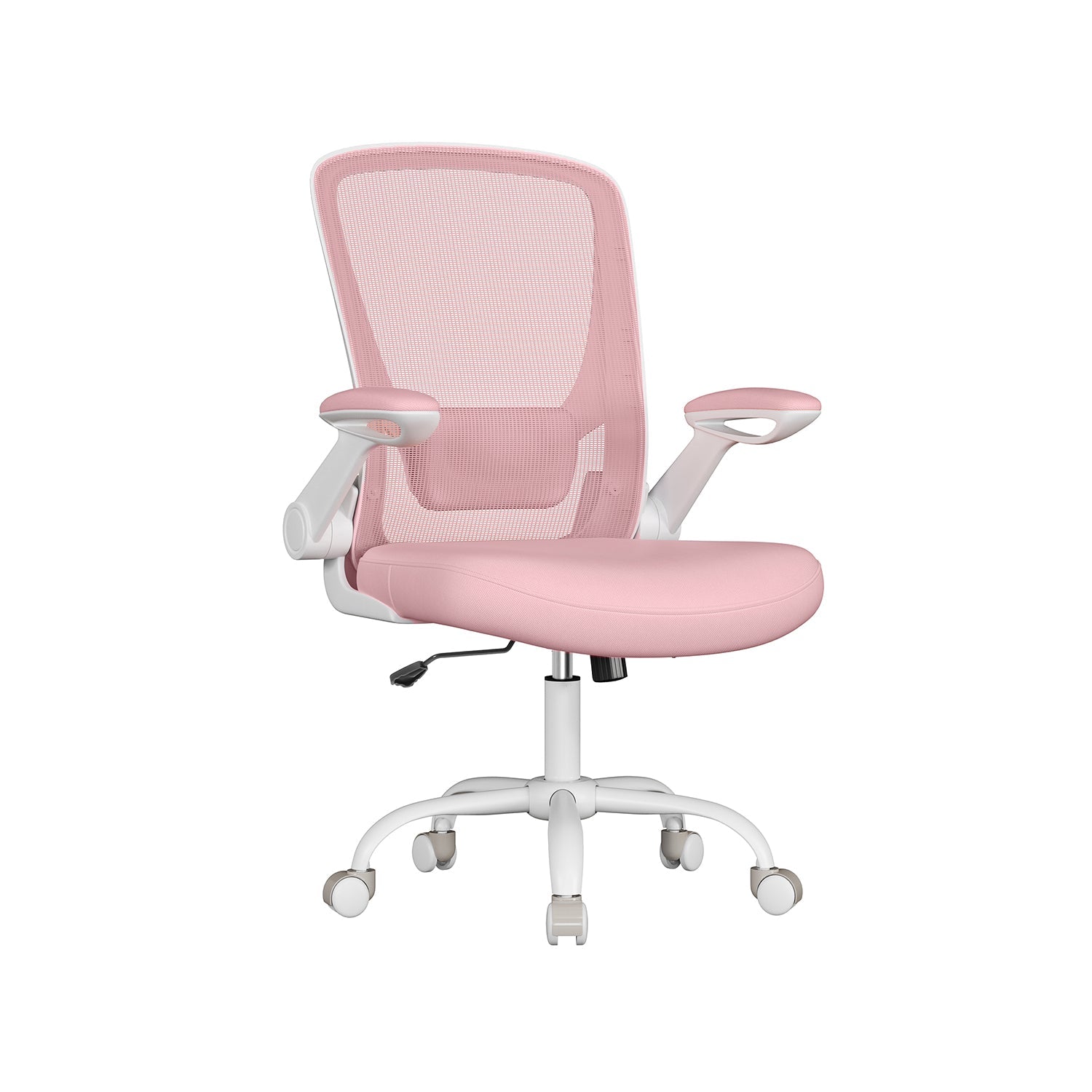 Office chair - ergonomic - with folding armrests - fog blue