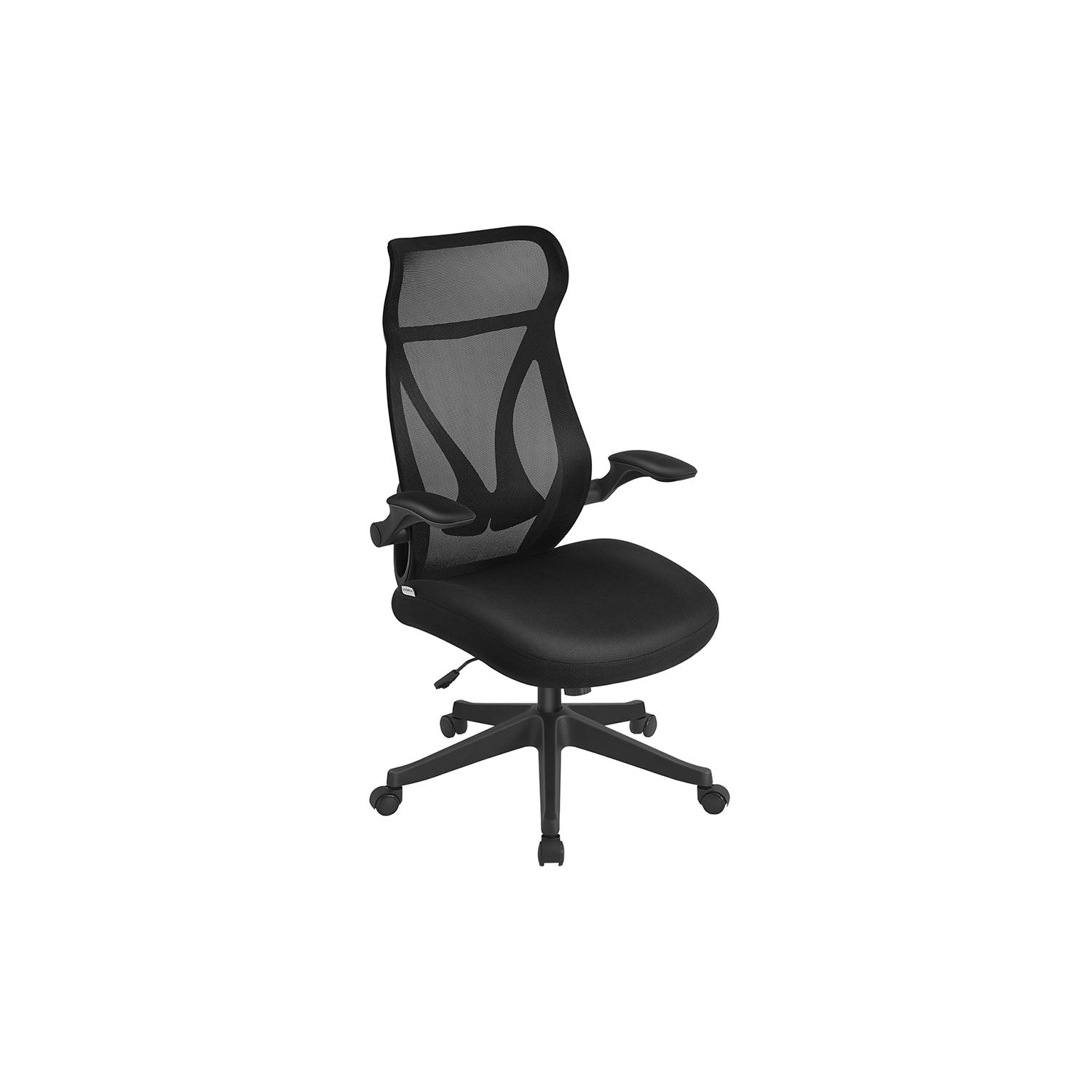 Office chair with backrest and armrests ink -black