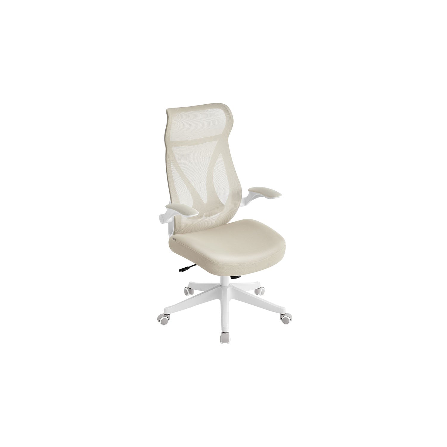 Office chair with backrest and armrests ink -black
