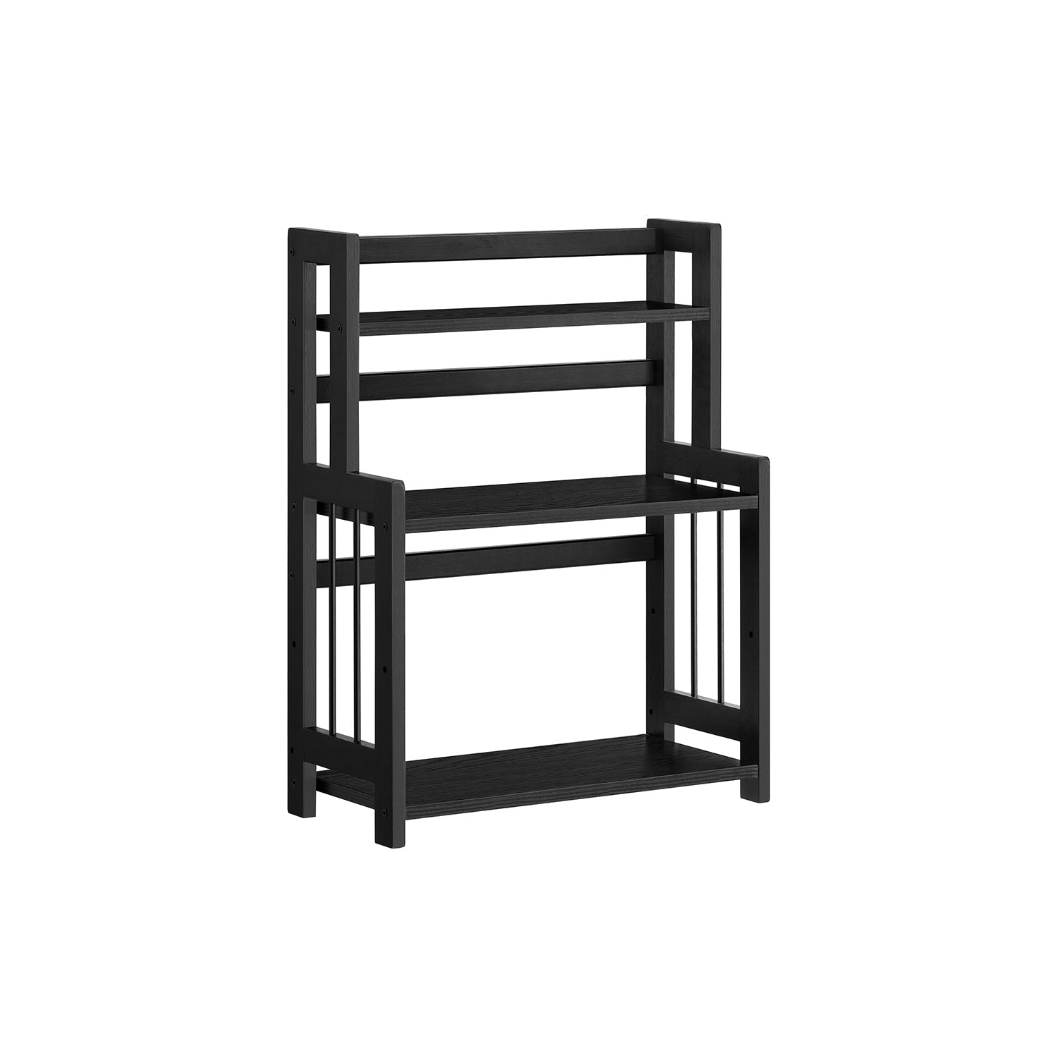 Herb rack with 3 levels - kitchen rack - storage rack - brown / black
