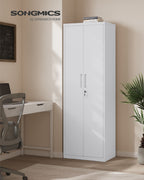 Archive cabinet with double doors and 5 levels