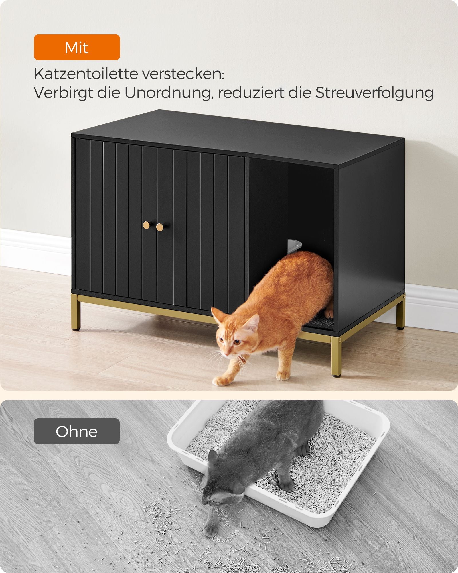 Cat bakery with crab mat and golden legs
