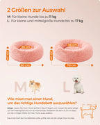 Dog Basket - Plug Long Plush - Pink