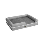 Orthopedic dog bed - Dog bed - With raised edge - 106 x 80 x 25 cm - Black