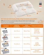Dog basket - Warm & Cozy - 95 × 85 × 16 cm - Wolkwit