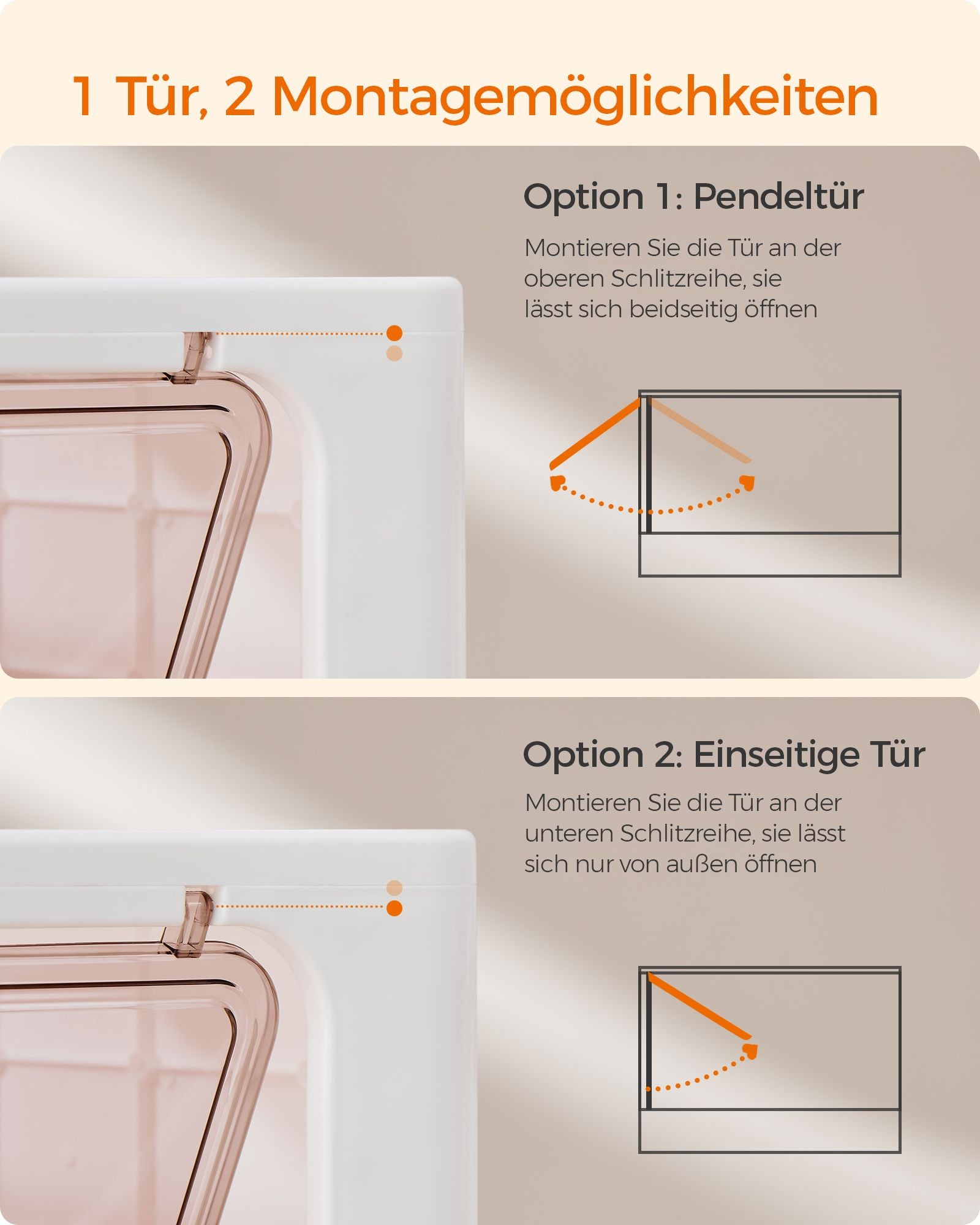 Litter box-with lid and scoop-spacious-white-pastel pink