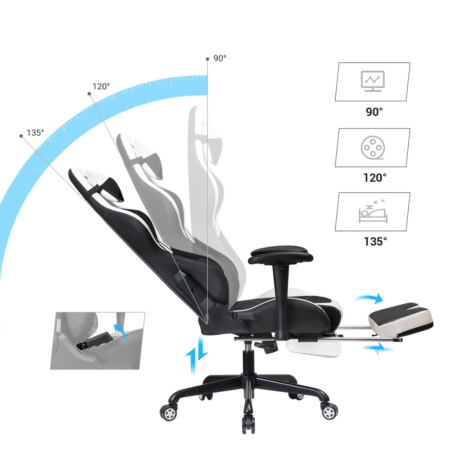 Game chair - Tiltable