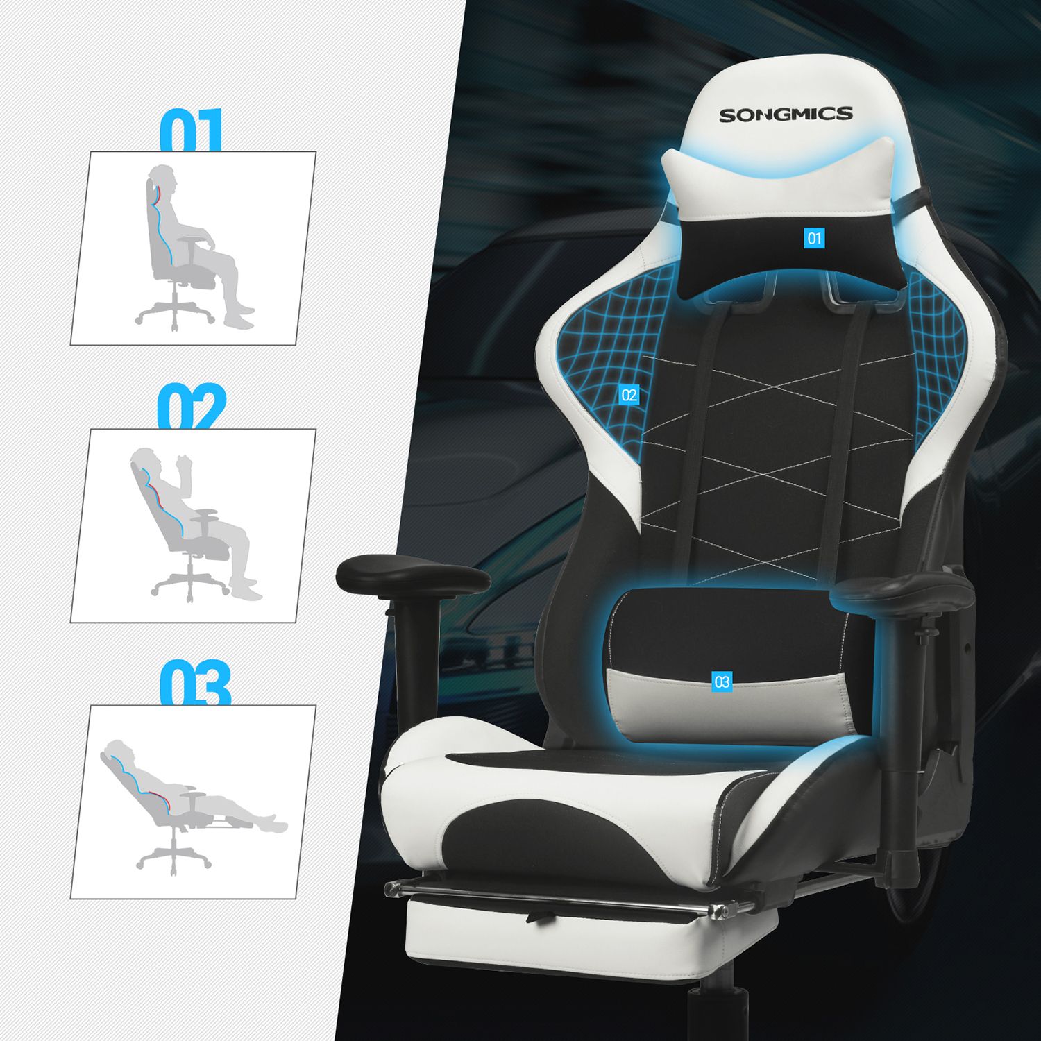 Game chair - Tiltable