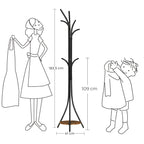 Coat rack - Industrial Design - With Plank