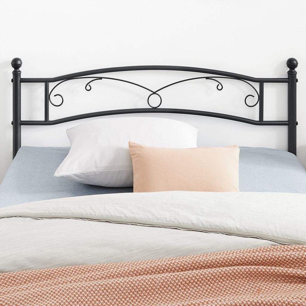 Double bed - Metal bed frame - 140 x 200 cm - Black