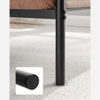 Double bed - Metal bed frame - 140 x 200 cm - Black