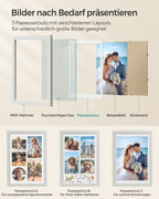Photo frame - A4 - For several photos - Vintage White