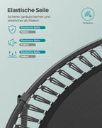 Trampoline safety net - with zipper - Ø 305 cm