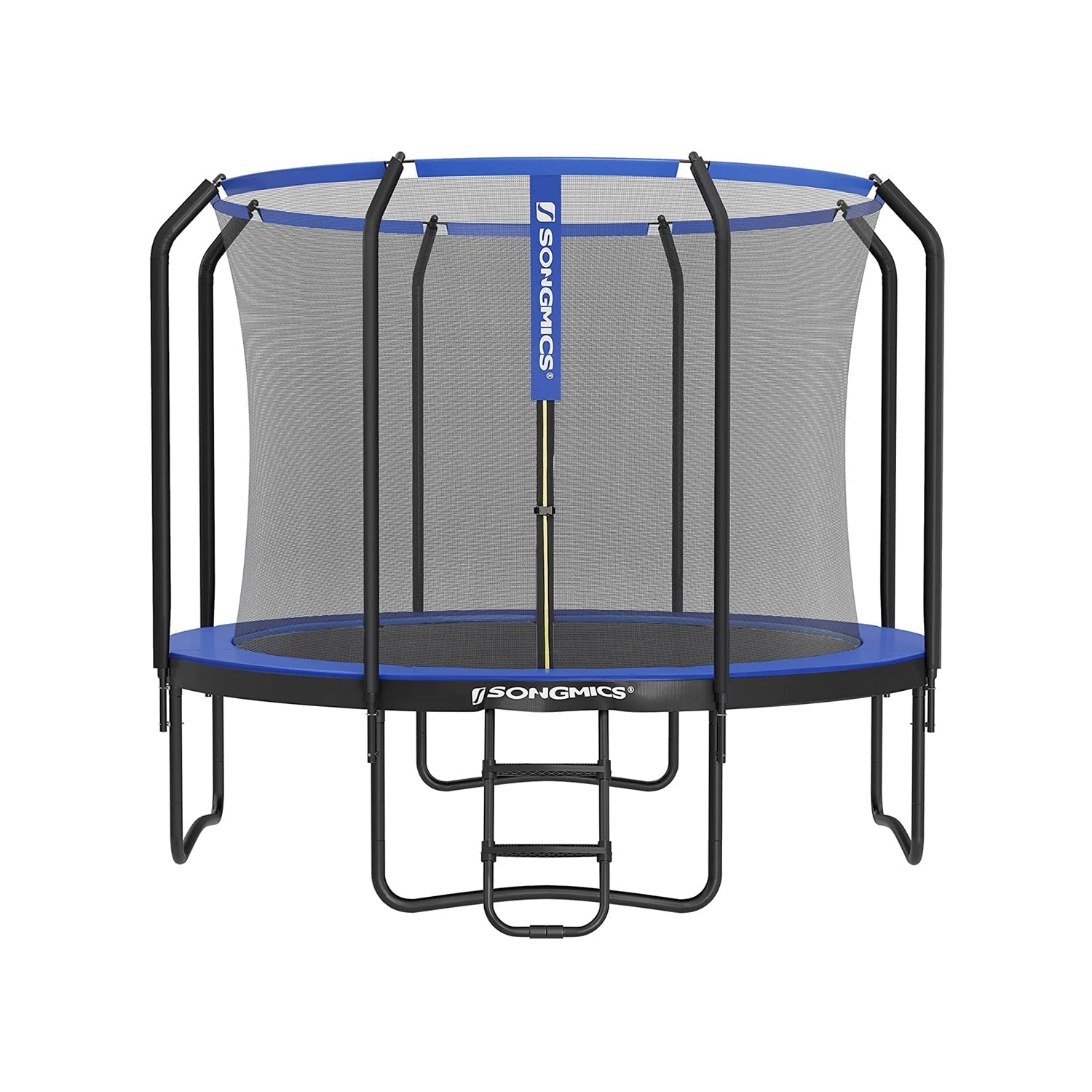 Trampoline - Ø 366 cm - With inner network, ladder and safety net - Green